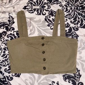 Forever 21 green crop top